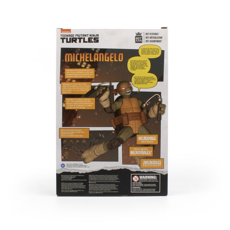 Teenage Mutant Ninja Turtles (comics) - Michelangelo BST AXN Action Figure & Comic Book (Wave 2)