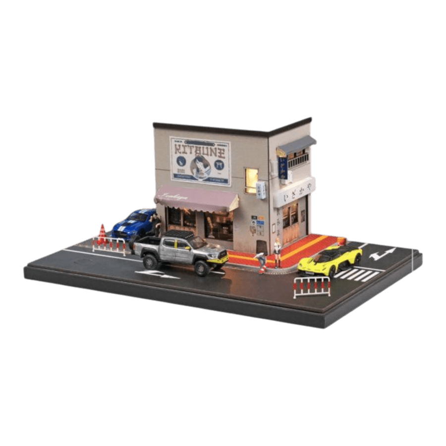 1:64 Diorama - Corner Inn Scene (Large) Miniature Scene