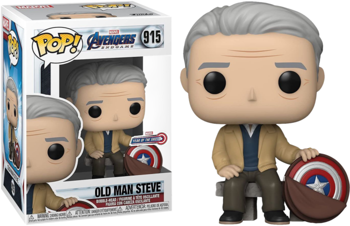 Avengers 4: Endgame - Old Man Steve Year Of The Shield (Pop! Vinyl)