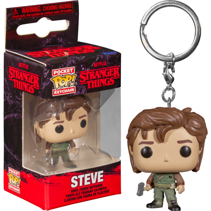 Stranger Things - Steve Pocket Keychain (Pop! Vinyl)