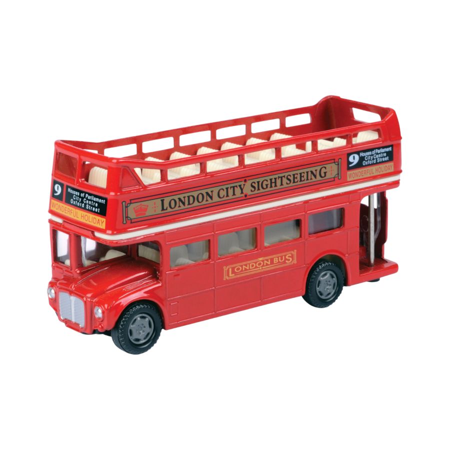 Metro Town - 4.5″ London Open Top Bus Die-Cast Vehicle