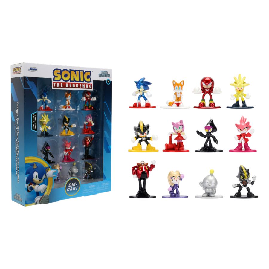 Sonic the Hedgehog - Nano Metalfigs (Series 3) 12-Pack