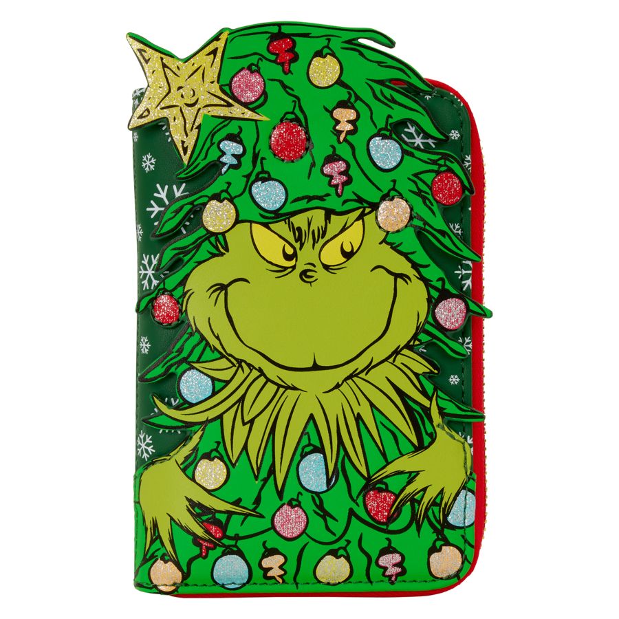 Dr. Seuss - Grinch Holiday Zip Around Wallet