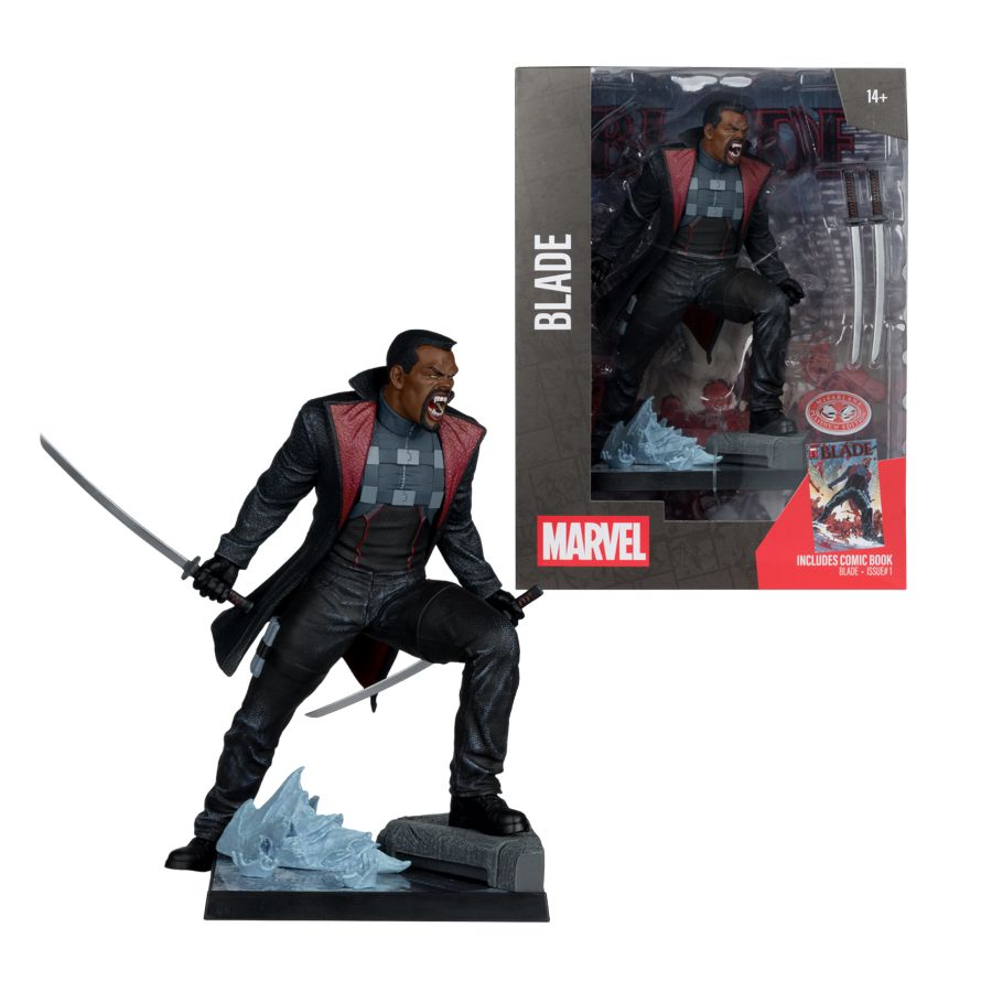Marvel Comics - Blade with Comic (Blade #1) 1:6 Scale Figure