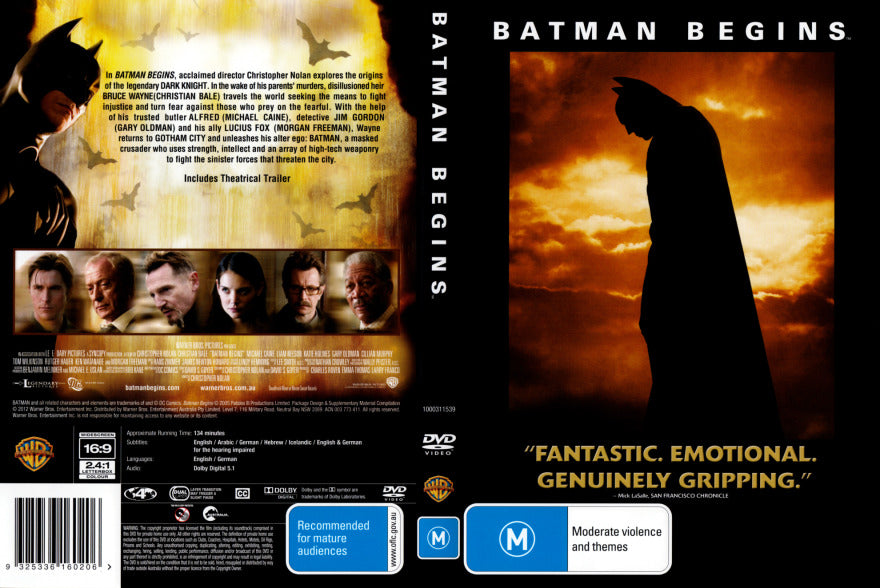 Batman Begins DVD