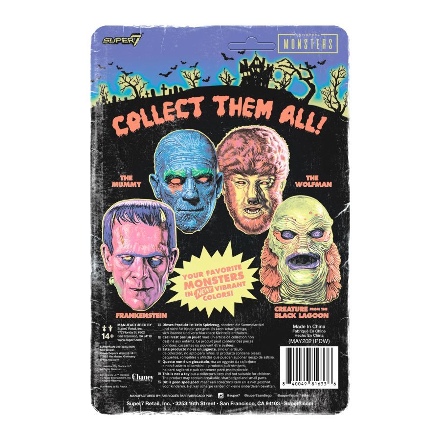 Universal Monsters - The Wolf Man (Costume Colors) Reaction 3.75″ Figure