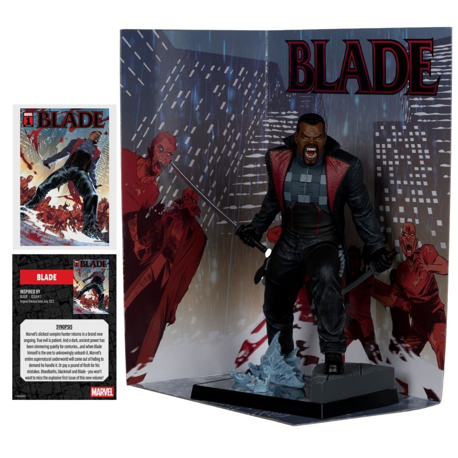 Marvel Comics - Blade with Comic (Blade #1) 1:6 Scale Figure