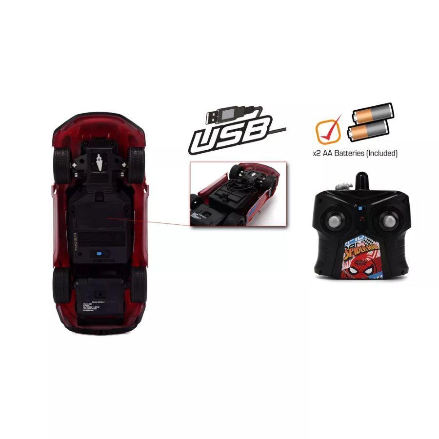 Spider-Man - 1:16 Spider-Themed Porsche 911 (992) GT3 RS Remote Contrl Car