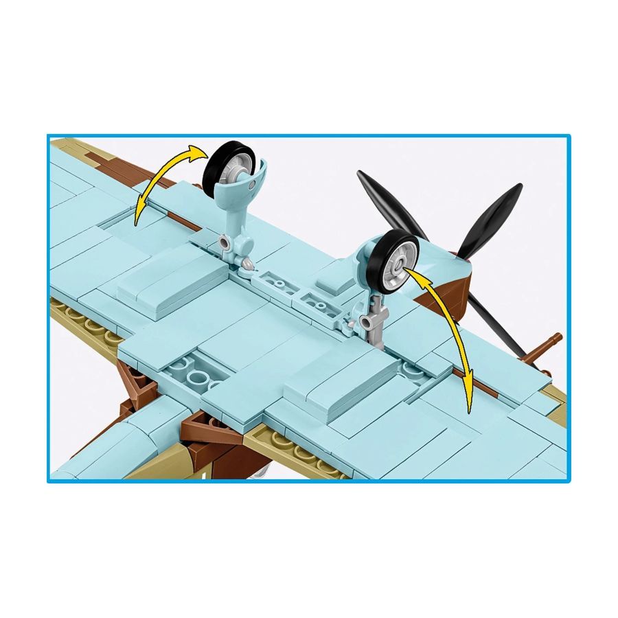 World War 2 - Supermarine Spitfire MK. IXE Construction Brick Set (364 Pieces)