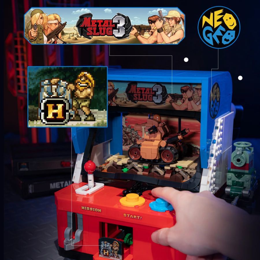 MetalSlug - Arcade Machine (1290 Piece Kit)