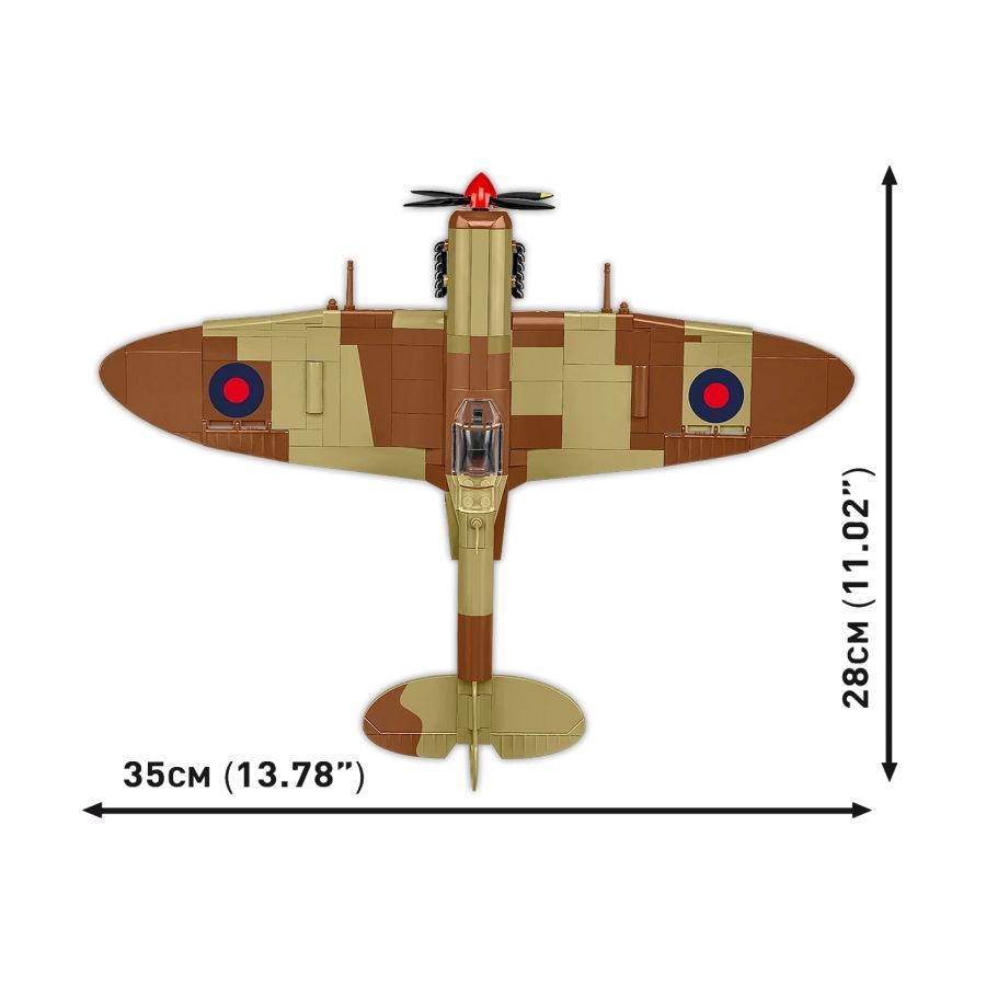World War 2 - Supermarine Spitfire MK. IXE Construction Brick Set (364 Pieces)