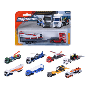 Majorette - 1:87 City Transporter Hang Sell Assortment (Case of 12)