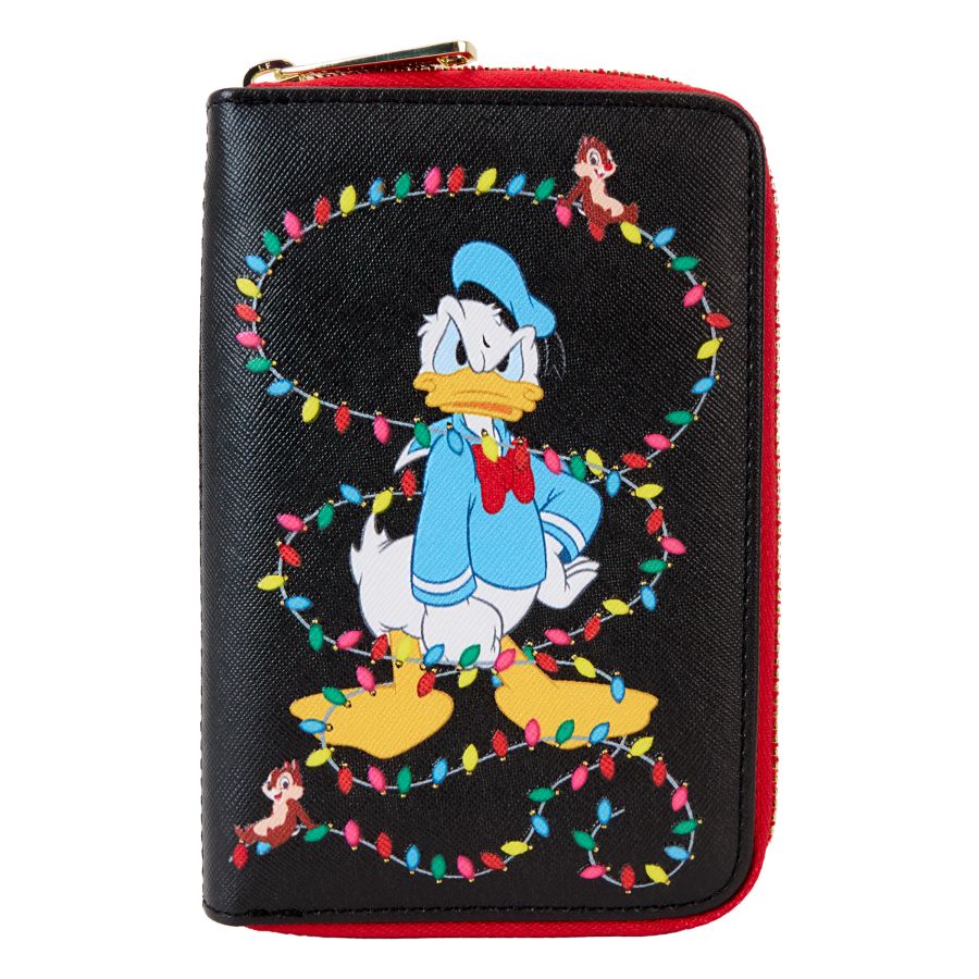 Disney - Donald wrapped in Lights Zip Wallet