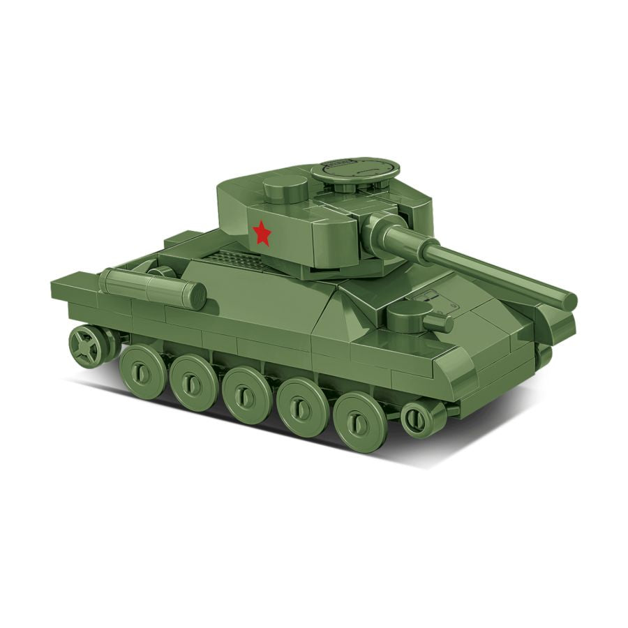 World War 2 - T-34-85 Tank Construction Brick Set (110 Pieces)