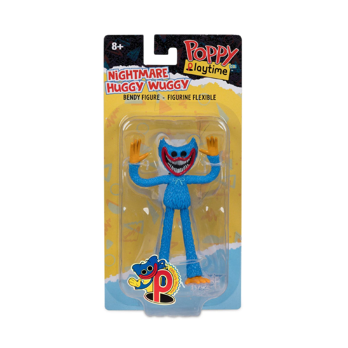 Poppy Playtime - Nightmare Huggy 4.5″ Bendable Figure