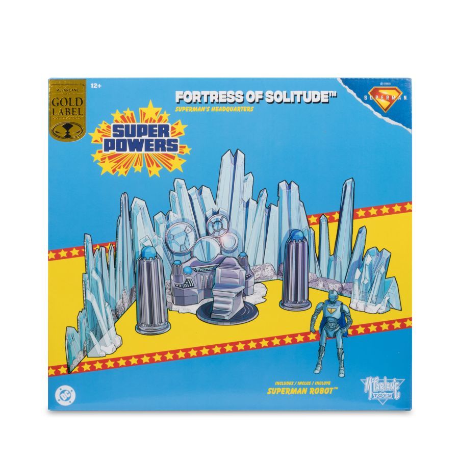 Superman (2025) - Fortress Of Solitude with Superman Robot #4 Figure Gold Label Playset
