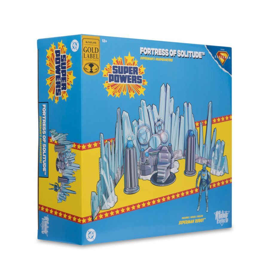 Superman (2025) - Fortress Of Solitude with Superman Robot #4 Figure Gold Label Playset