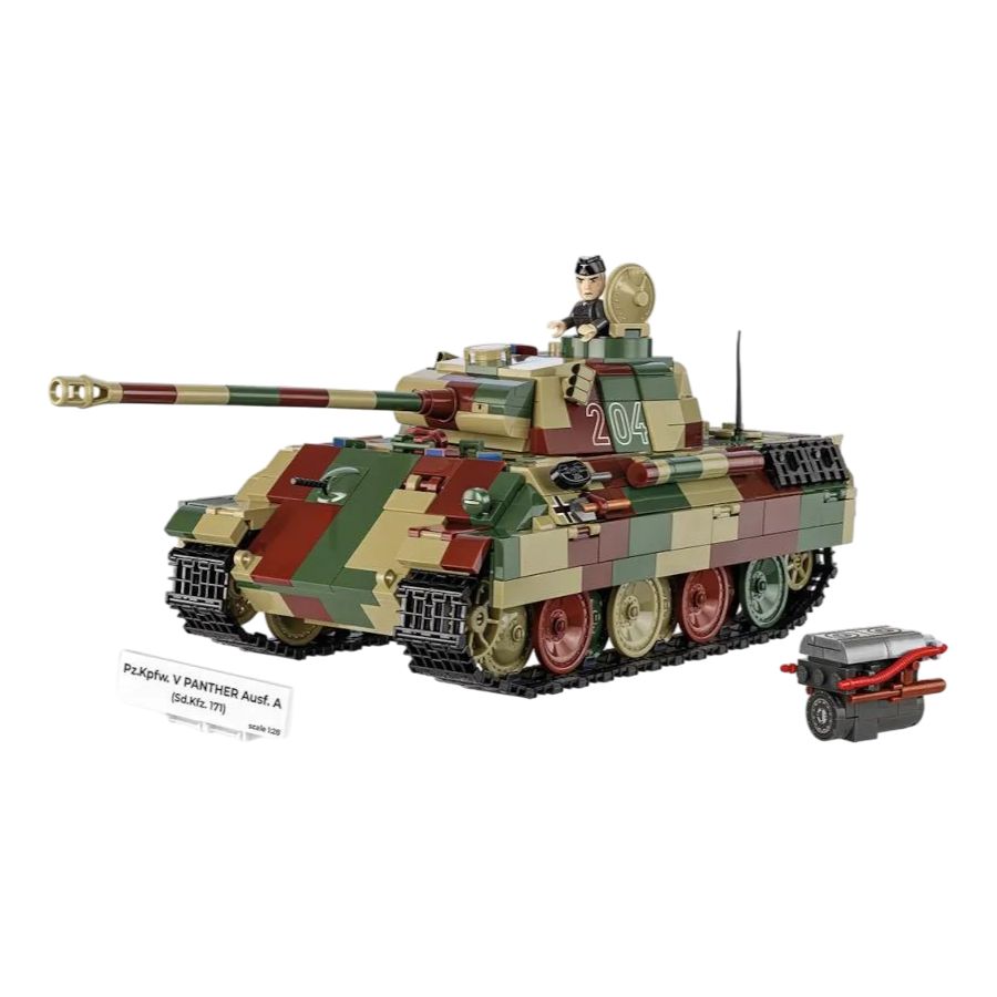 World War 2 - Panzer V Panther Ausf. A Construction Brick Set (1150 Pieces)
