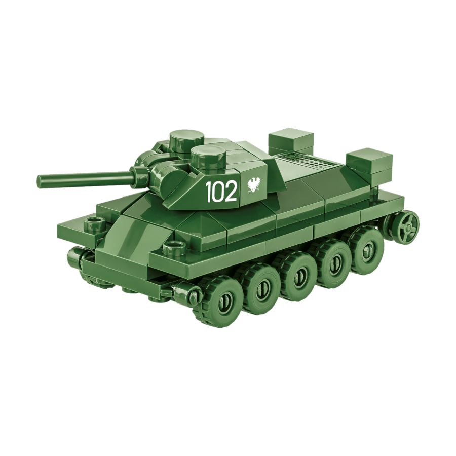 World War 2 - T-34/76 Tank Construction Brick Set (101 Pieces)
