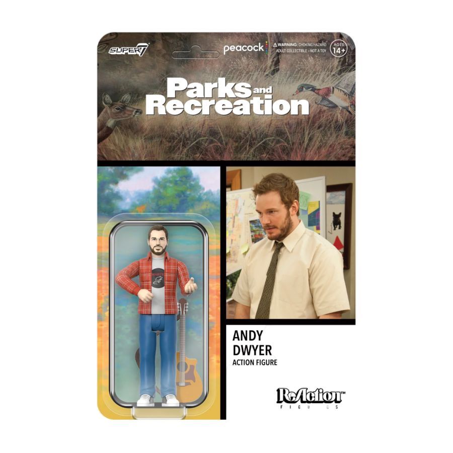 Parks and Recreation - Andy Dwyer ReAction 3.75″ Action Figure