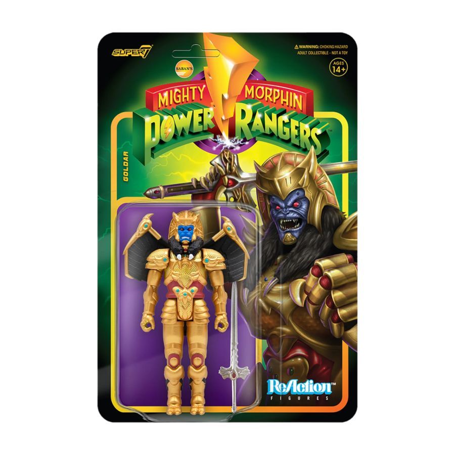 Power Rangers - Goldar ReAction 3.75″ Action Figure