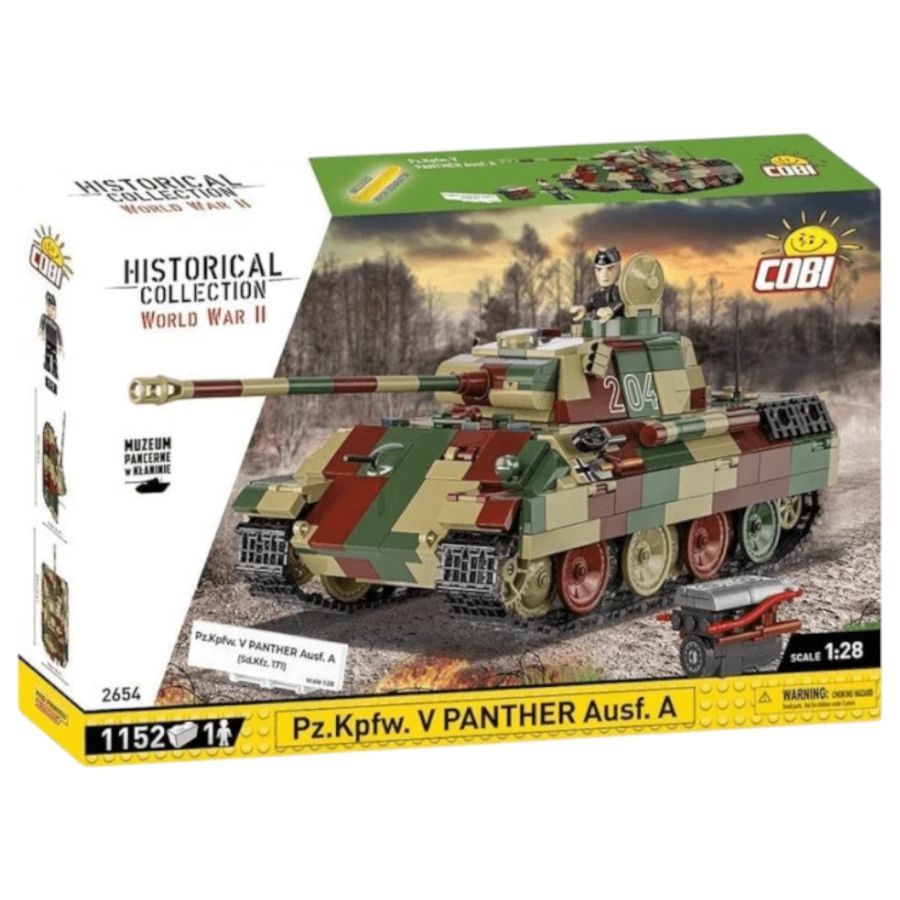 World War 2 - Panzer V Panther Ausf. A Construction Brick Set (1150 Pieces)