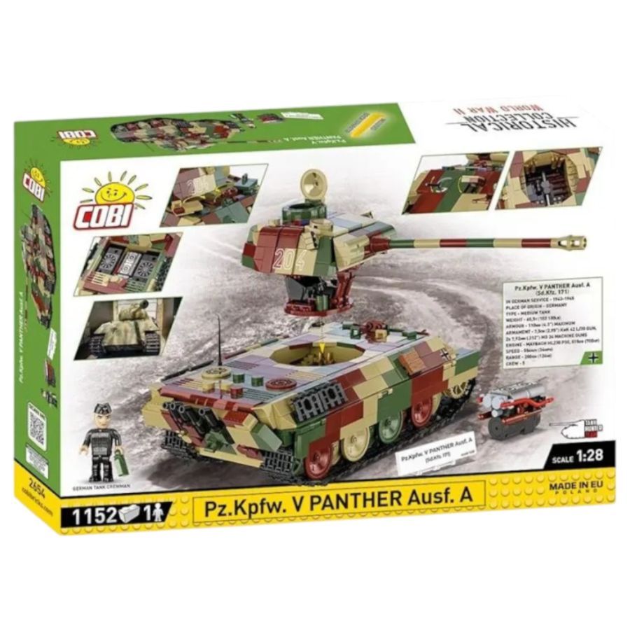 World War 2 - Panzer V Panther Ausf. A Construction Brick Set (1150 Pieces)