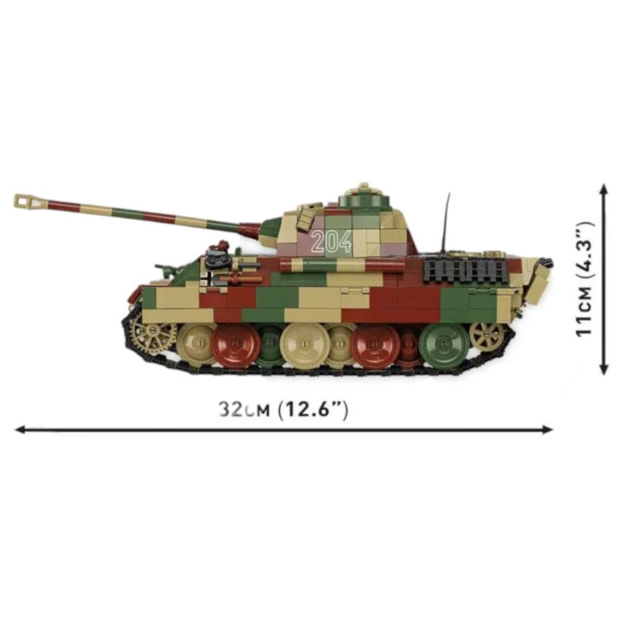 World War 2 - Panzer V Panther Ausf. A Construction Brick Set (1150 Pieces)