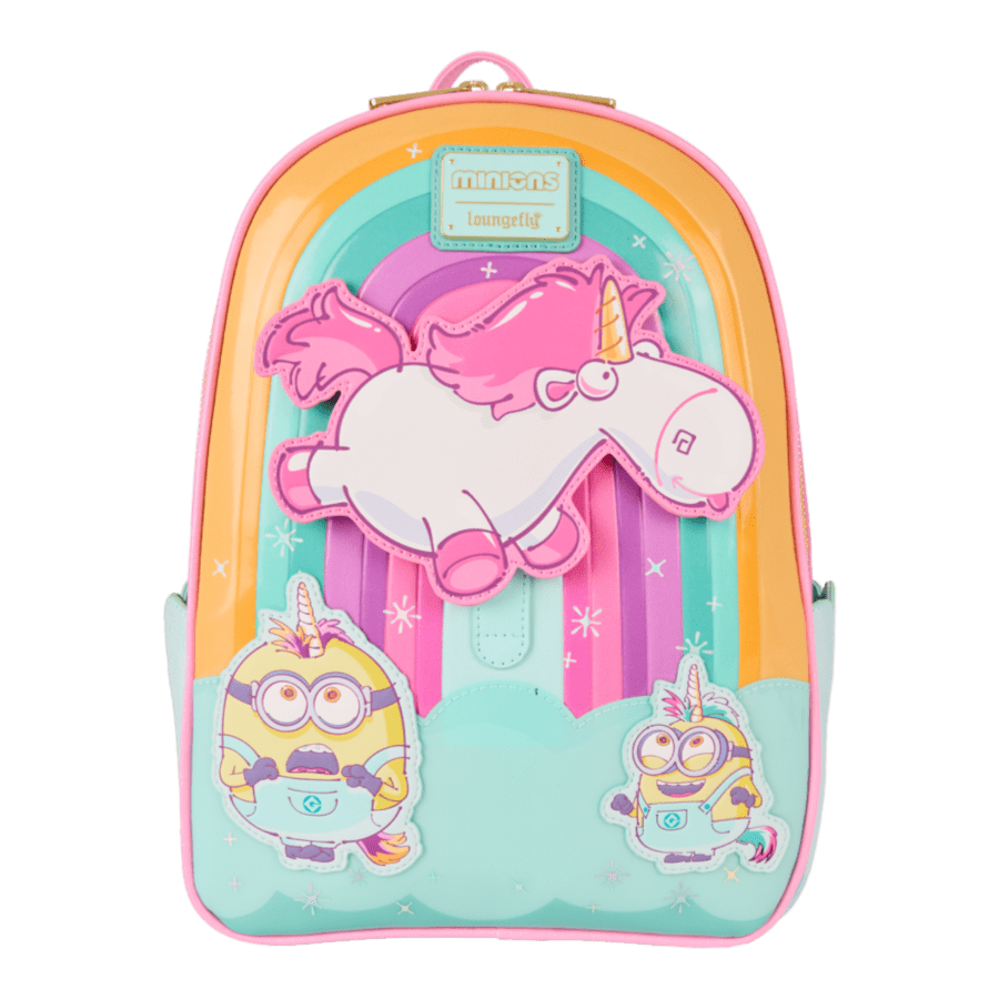 Minions - Fluffy Unicorn Loungefly Backpack (Movable Unicorn)