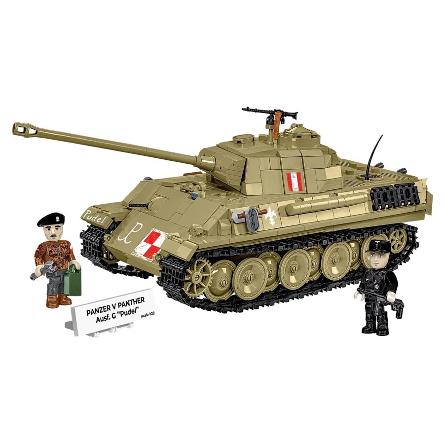 World War 2 - Panzer V Panther Ausf. G “Pudel” Construction Brick Set (1133 Pieces)