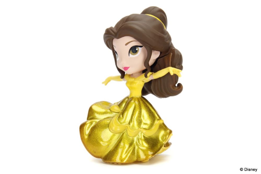 Beauty and the Beast (1991) - Belle with Gold Dress 4″ Diecast MetalFig