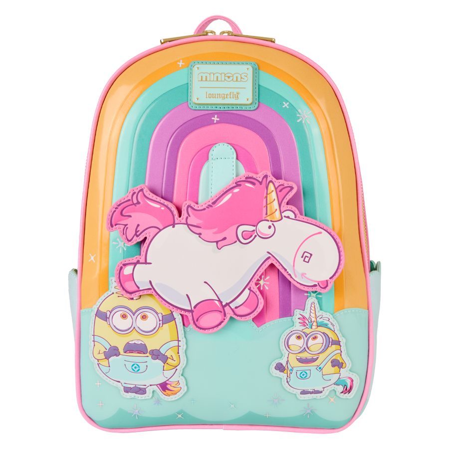 Minions - Fluffy Unicorn Loungefly Backpack (Movable Unicorn)