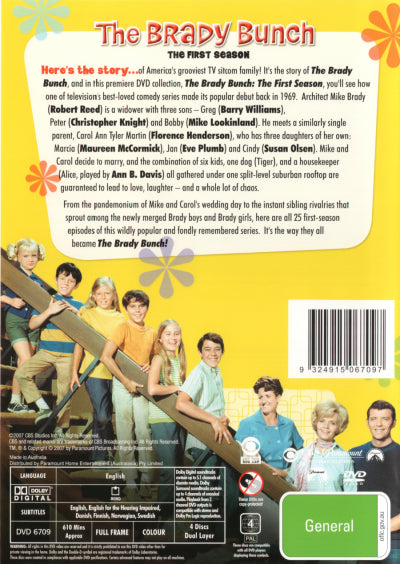 The Brady Bunch: Season 1 DVD