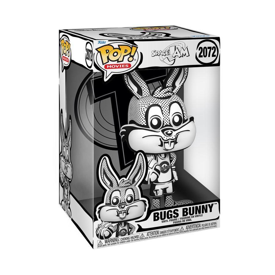 Space Jam - Bugs Bunny (Joshua Vides Black & White Version) 10″ (Pop! Vinyl)
