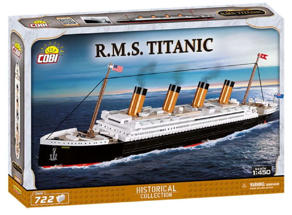 Titanic - Titanic 1:450 Scale Construction Brick Set (960 Pieces)