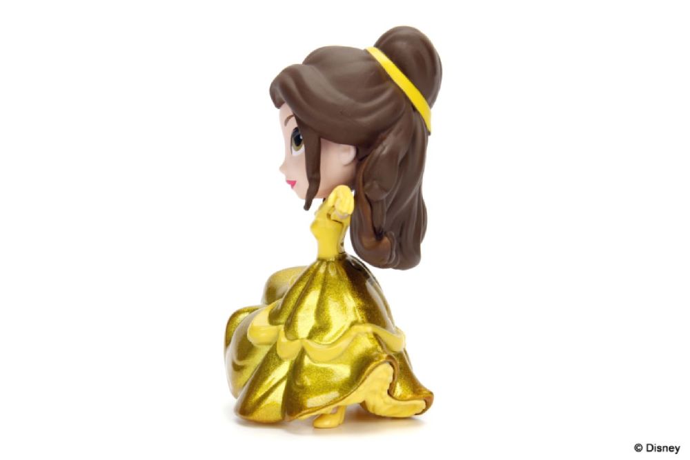 Beauty and the Beast (1991) - Belle with Gold Dress 4″ Diecast MetalFig