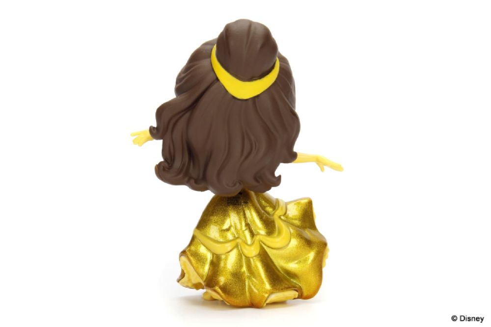 Beauty and the Beast (1991) - Belle with Gold Dress 4″ Diecast MetalFig
