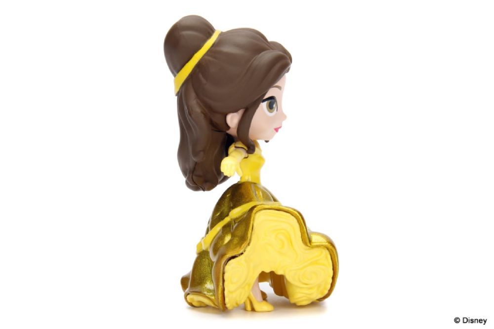Beauty and the Beast (1991) - Belle with Gold Dress 4″ Diecast MetalFig