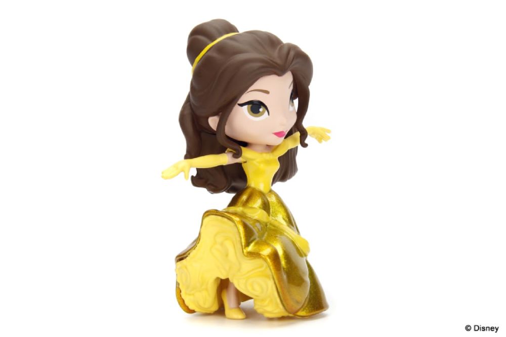 Beauty and the Beast (1991) - Belle with Gold Dress 4″ Diecast MetalFig