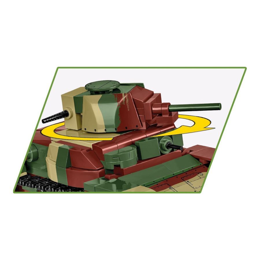 World War 2 - Type 95 Ha-Go Construction Brick Set (380 Pieces)