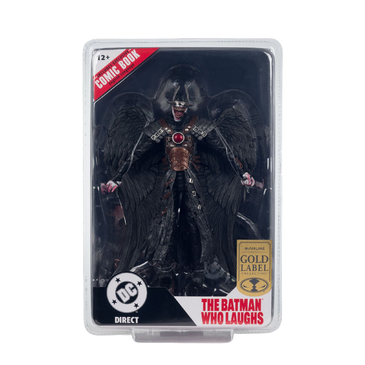 DC Comics - Batman Who Laughs (Gold Label) 7″ Figure with Comic