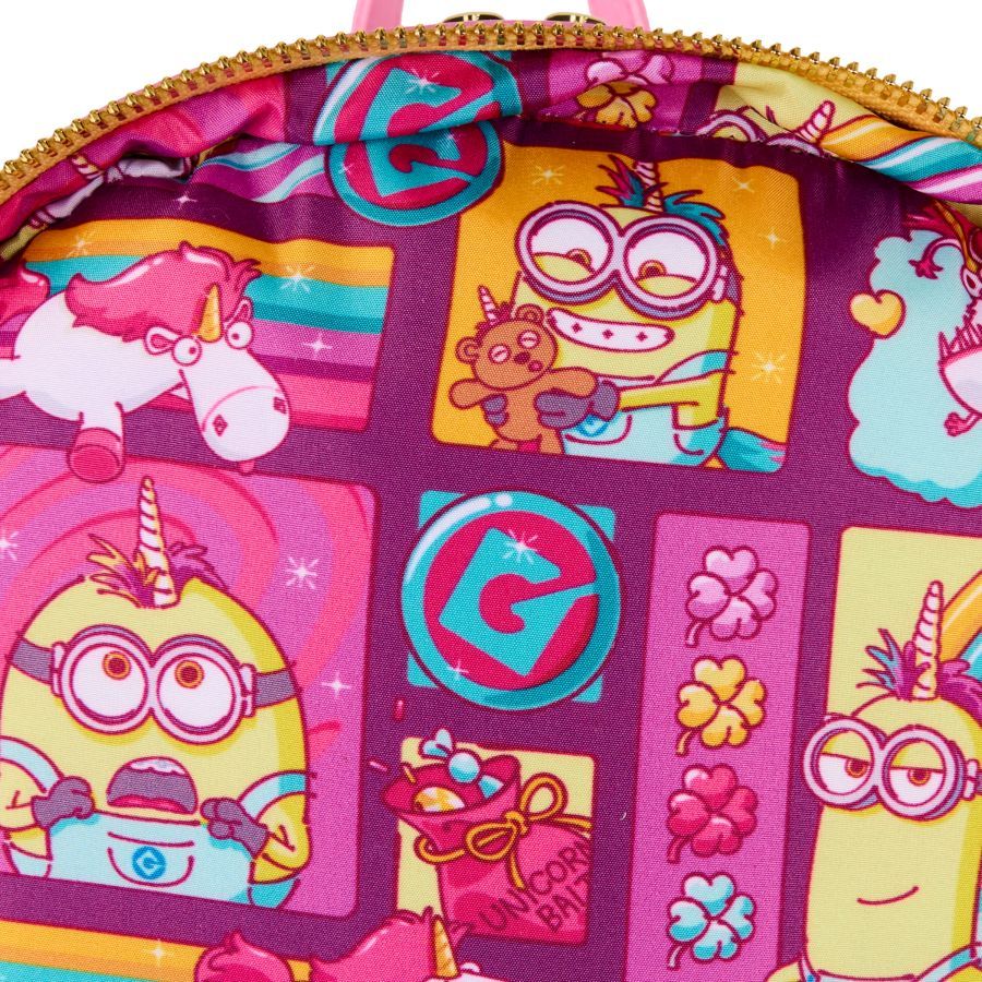 Minions - Fluffy Unicorn Loungefly Backpack (Movable Unicorn)