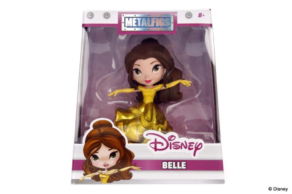 Beauty and the Beast (1991) - Belle with Gold Dress 4″ Diecast MetalFig