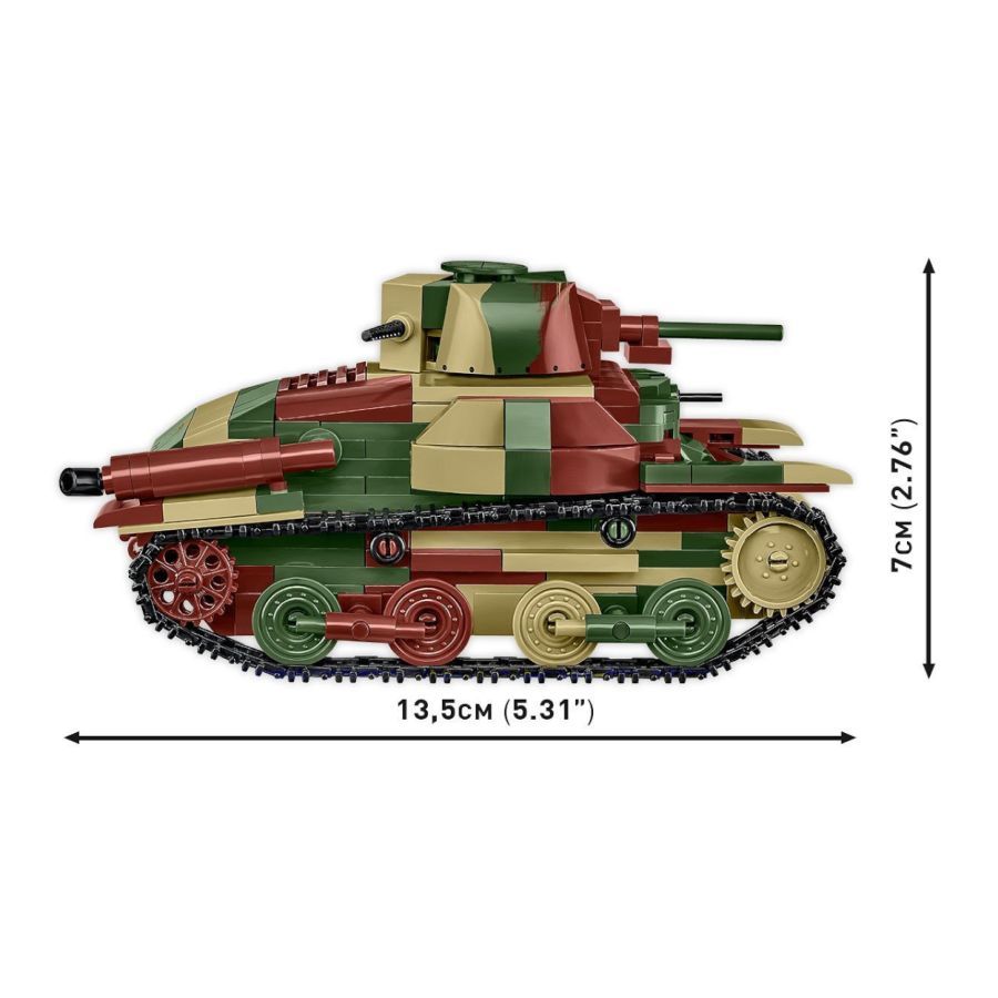 World War 2 - Type 95 Ha-Go Construction Brick Set (380 Pieces)