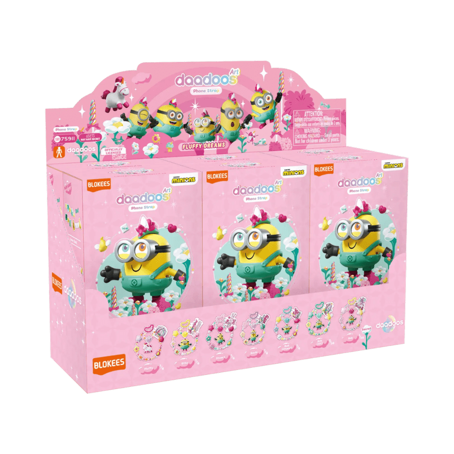 Minions - Daadoos Art Series 01 Fluffy Dreams Blind Box Assortment (Display of 6)