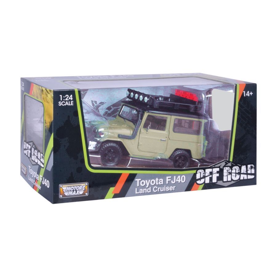 Off Road - 1:24 Toyota FJ Land Cruiser (Beige) Die-Cast Vehicle