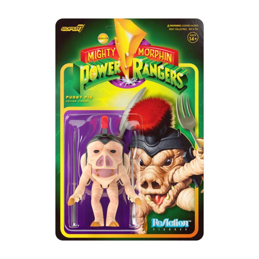 Power Rangers - Pudgy Pig ReAction 3.75″ Action Figure