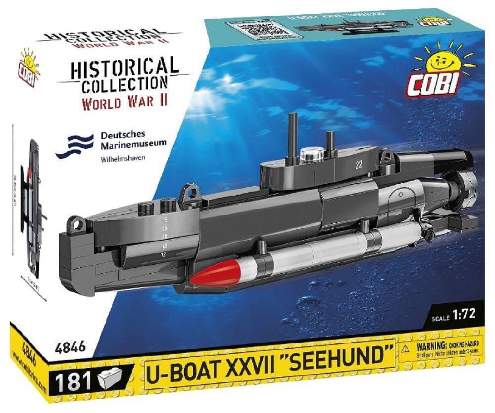 World War 2 - U-Boat XXVII “Seehund” Construction Brick Set (181 Pieces)