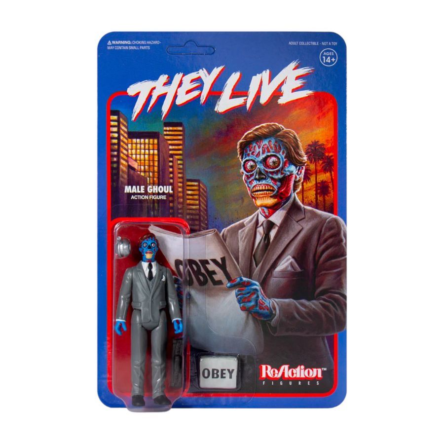 They Live - Male Ghoul ReAction 3.75″ Action Figure