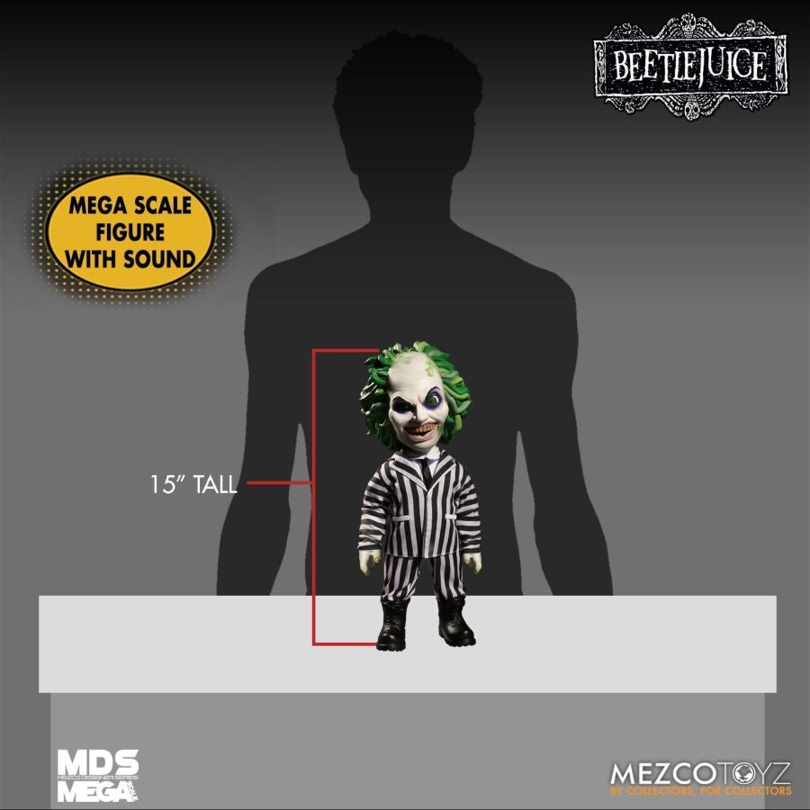 Beetlejuice - 15″ Mega Scale Figure